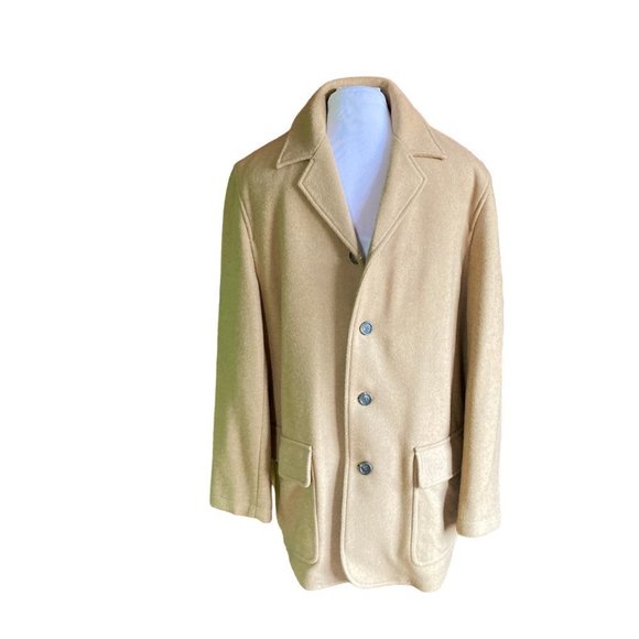 Brooks Brothers Other - Men's brooks brothers camel wool cashmere blend jacket/ short coat, size medium